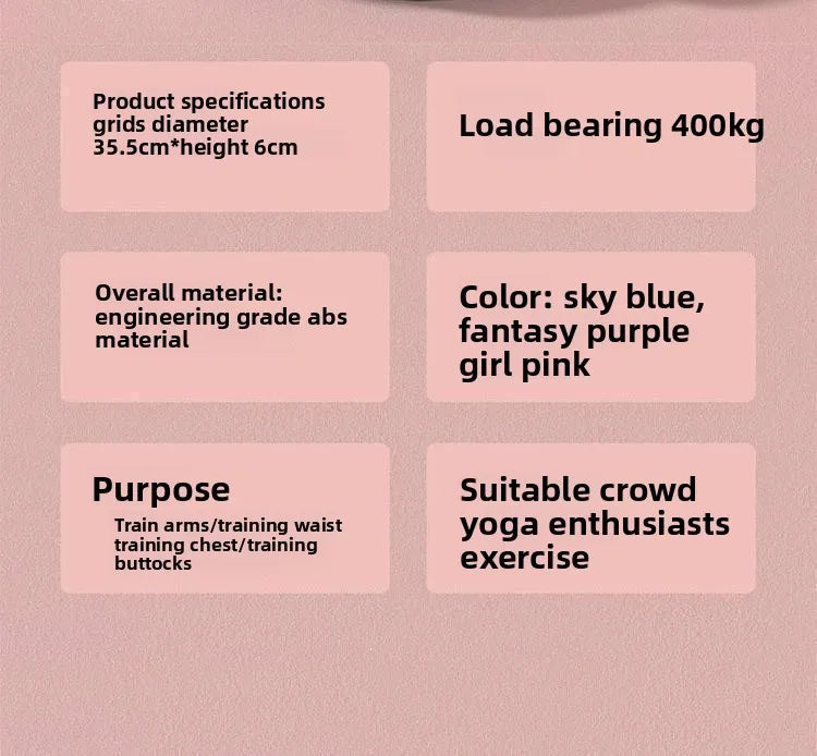 Rotating waist twisting disc fitness equipment for women's home fitness, slimming, stepping, silent with tension rope