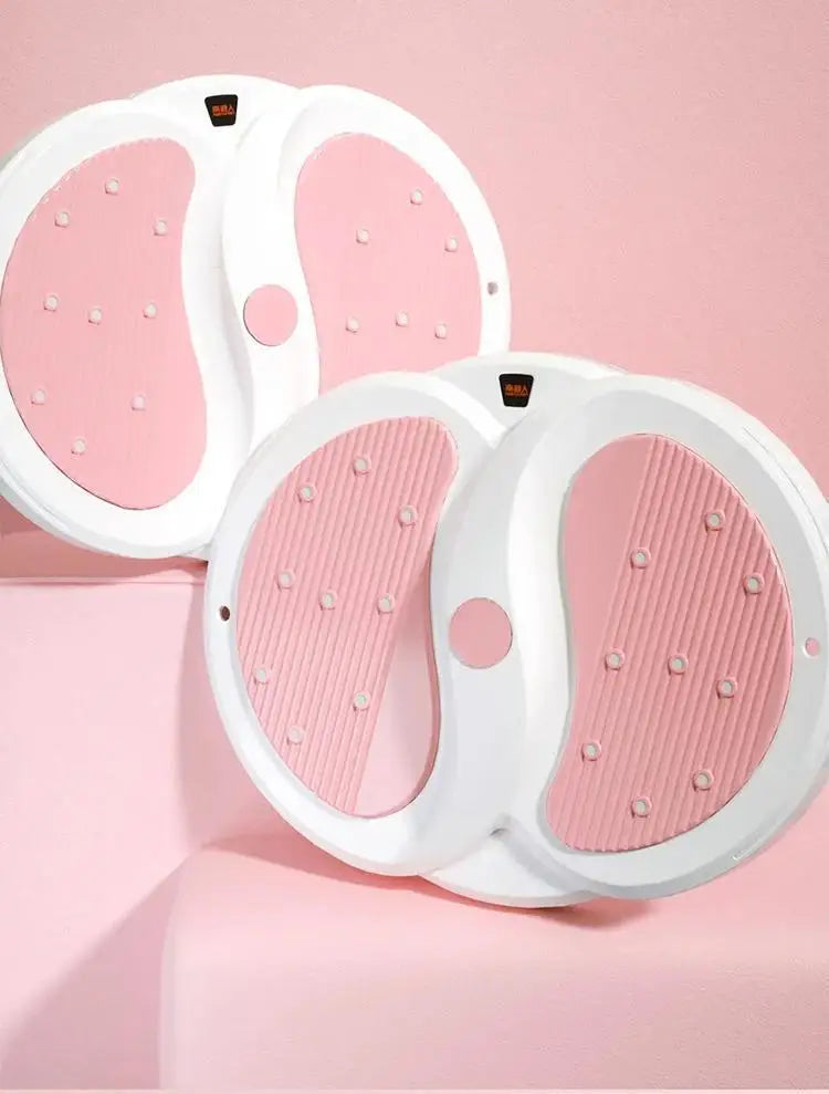 Rotating waist twisting disc fitness equipment for women's home fitness, slimming, stepping, silent with tension rope