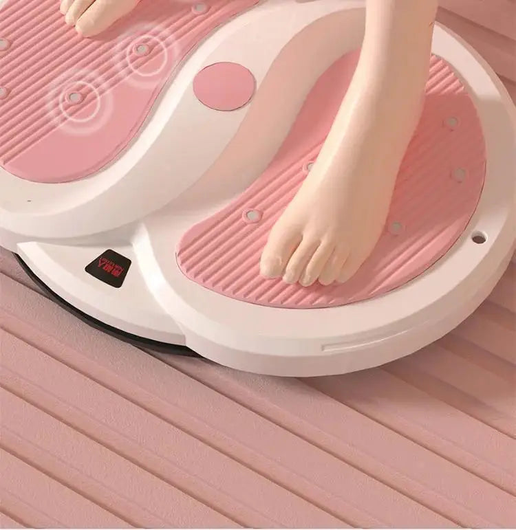 Rotating waist twisting disc fitness equipment for women's home fitness, slimming, stepping, silent with tension rope