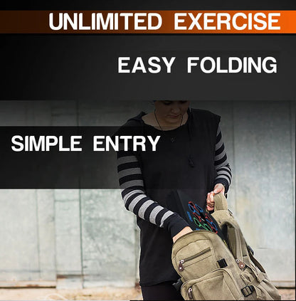 Portable Multifunctional Push-up Board Set With Handles Foldable Fitness Equipment For Chest Abdomen Arms And Back Training